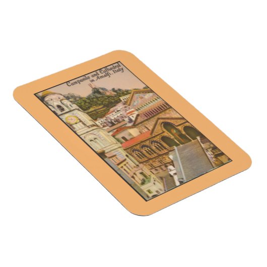 Amalfi, Italië  Campanile en Cathedral Magn Magneet (Rechterzijde)