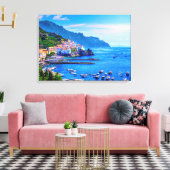 Amalfi Italië Europa Foto Canvas Afdruk (Insitu (Woonkamer))
