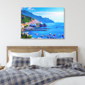 Amalfi Italië Europa Foto Canvas Afdruk (Insitu (Slaapkamer))