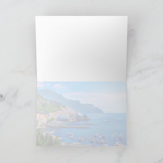Amalfi Italië Europa Foto Kunst Kaart (Binnen)