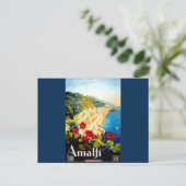 Amalfi Italië - Europa - Reizen Briefkaart (Staand voorkant)