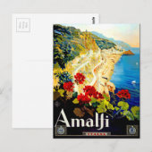  Amalfi Italië - Europa - Reizen Briefkaart (Voorkant / Achterkant)