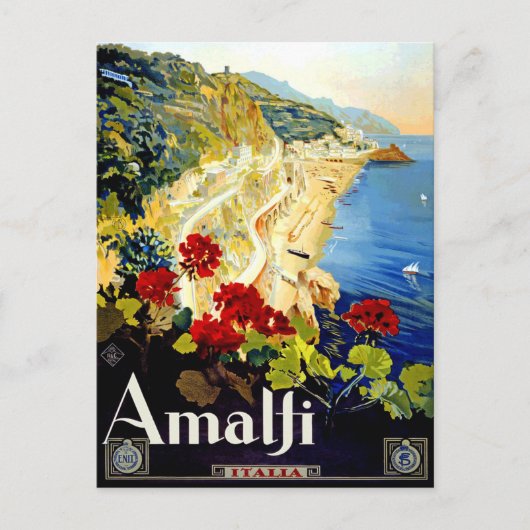  Amalfi Italië - Europa - Reizen Briefkaart (Voorkant)