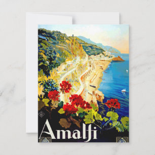 Amalfi Italië - Europa - Reizen Feestdagenkaart