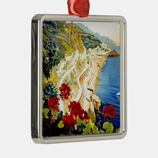  Amalfi Italië - Europa - Reizen Metalen Ornament (Rechts)