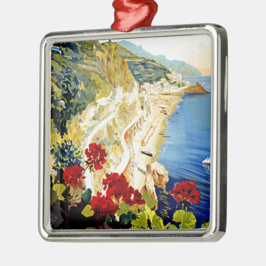  Amalfi Italië - Europa - Reizen Metalen Ornament (Links)