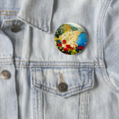  Amalfi Italië - Europa - Reizen Ronde Button 5,7 Cm (In situ)