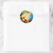  Amalfi Italië - Europa - Reizen Ronde Sticker (Tas)