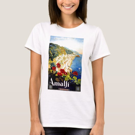 Amalfi Italië - Europa - Reizen T-shirt (Voorkant)