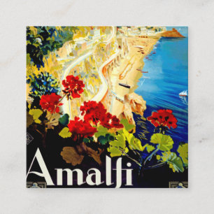 Amalfi Italië Europa Travel Kaart