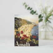  Amalfi Italië Europese Reisadvertentie Briefkaart (Staand voorkant)