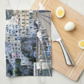 amalfi-italië-haven-amalfi-kust-dito theedoek (Quarter Fold)