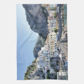 amalfi-italië-haven-amalfi-kust-dito theedoek (Verticaal)