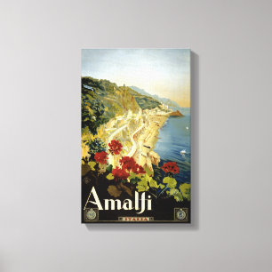 Amalfi Italië Italië Italië Canvas Afdruk