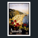 Amalfi Italië Italië Italië Poster<br><div class="desc">Amalfi Italië Italia Vintage Travel Poster</div>