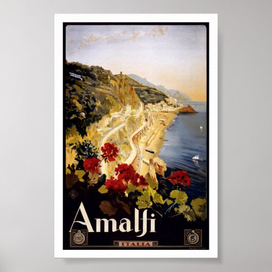 Amalfi Italië Italië Italië Poster (Voorkant)