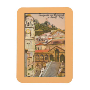 Amalfi, Italië Oude Campanile en Kathedraal Magn Magneet