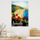 Amalfi Italië Poster (Keuken)