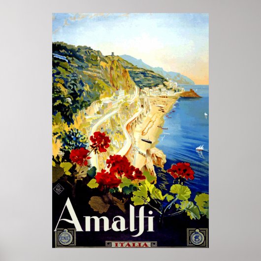  Amalfi Italië Poster (Voorkant)