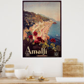Amalfi, Italië Poster voor reizen (Keuken)