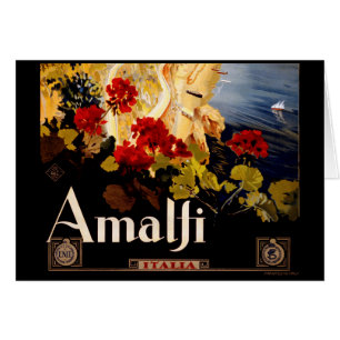 Amalfi Italië Reisposter Art Graphic