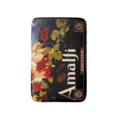 Amalfi Italië Reisposter Art Graphic Badmat (Voorkant Verticaal)