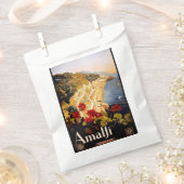 Amalfi Italië Reisposter Art Graphic Bedankzakje (Geknipt)