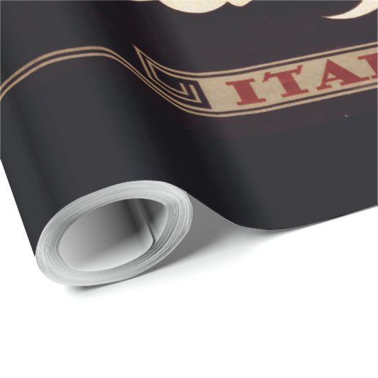 Amalfi Italië Reisposter Art Graphic Cadeaupapier (Rol Hoek)