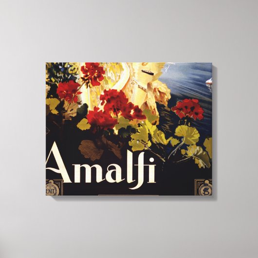 Amalfi Italië Reisposter Art Graphic Canvas Afdruk (Voorkant)