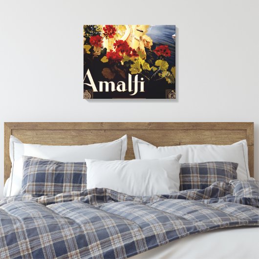 Amalfi Italië Reisposter Art Graphic Canvas Afdruk (Insitu (Slaapkamer))