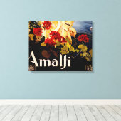 Amalfi Italië Reisposter Art Graphic Canvas Afdruk (Insitu (Houten vloer))