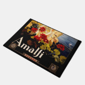 Amalfi Italië Reisposter Art Graphic Deurmat (Schuin)