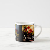 Amalfi Italië Reisposter Art Graphic Espresso Kop (Rechts)