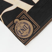 Amalfi Italië Reisposter Art Graphic Fleece Deken (Hoek)