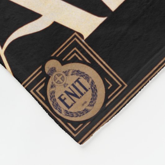 Amalfi Italië Reisposter Art Graphic Fleece Deken (Hoek)