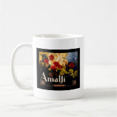 Amalfi Italië Reisposter Art Graphic Koffiemok (Links)