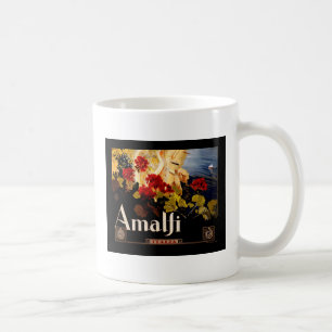 Amalfi Italië Reisposter Art Graphic Koffiemok