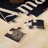 Amalfi Italië Reisposter Art Graphic Legpuzzel (Zijkant)