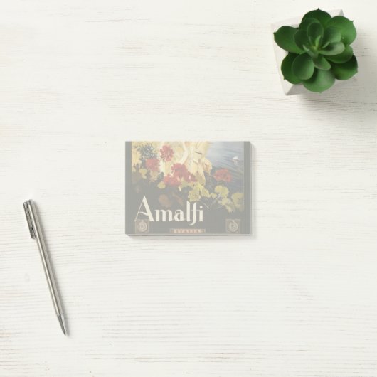 Amalfi Italië Reisposter Art Graphic Post-it® Notes (Kantoor)