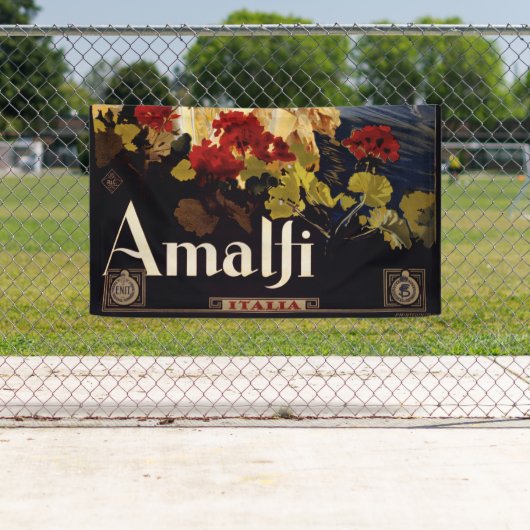 Amalfi Italië Reisposter Art Graphic Spandoek (Insitu)