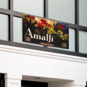 Amalfi Italië Reisposter Art Graphic Spandoek (Buitenkant Gebouw)