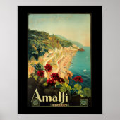 Amalfi Italië  Reizen Poster (Voorkant)