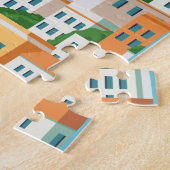 Amalfi Italië Retro Travel Art  Legpuzzel (Zijkant)