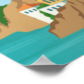 Amalfi Italië Retro Travel Art  Poster (Hoek)