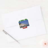 Amalfi Italië Ronde Sticker (Envelop)