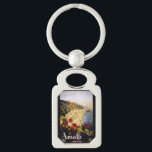 Amalfi Italië sleutelhanger<br><div class="desc">Voeg desgewenst uw eigen tekst toe met de functie "Aanpassen". Bekijk mijn winkel voor meer objecten met deze afdruk.</div>