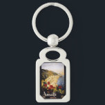 Amalfi Italië sleutelhanger<br><div class="desc">Voeg desgewenst uw eigen tekst toe met de functie "Aanpassen". Bekijk mijn winkel voor meer objecten met deze afdruk.</div>