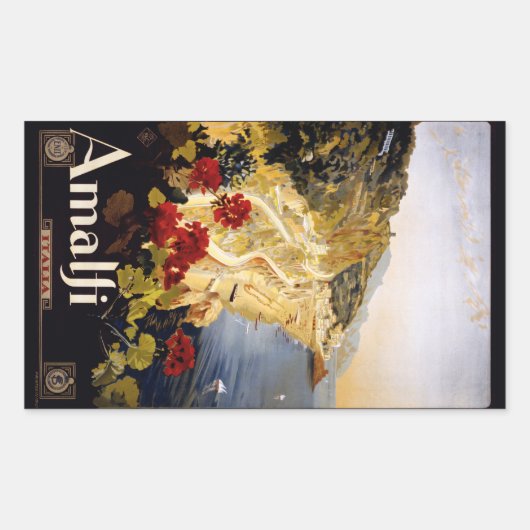 Amalfi Italië stickers (Voorkant)