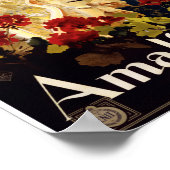 Amalfi Italië Travel Vintage Poster (Hoek)