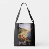 Amalfi Italië — vintage reiskoffertjes Crossbody Tas (Achterkant)